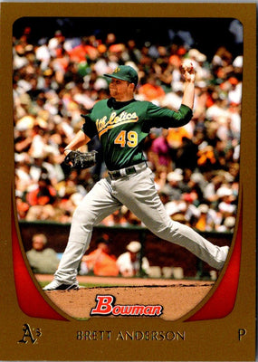 2011 Bowman Brett Anderson #51