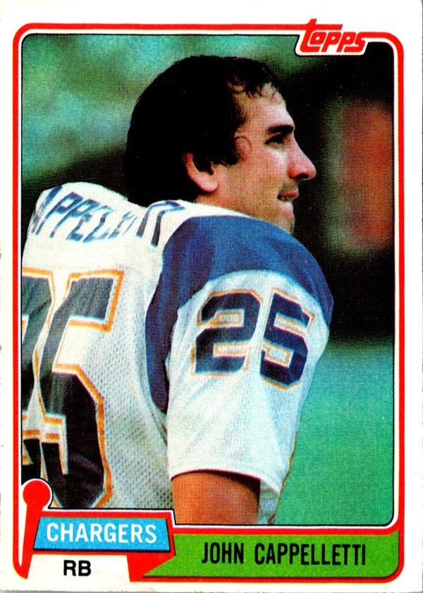 1981 Topps John Cappelletti #337