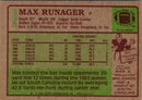 1984 Topps Max Runager