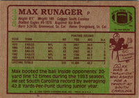 1984 Topps Max Runager #335