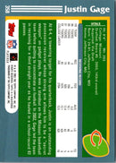 2003 Topps Justin Gage