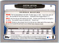 2014 Bowman Justin Upton #11