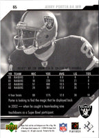 2004 Upper Deck Legends Jerry Porter #65