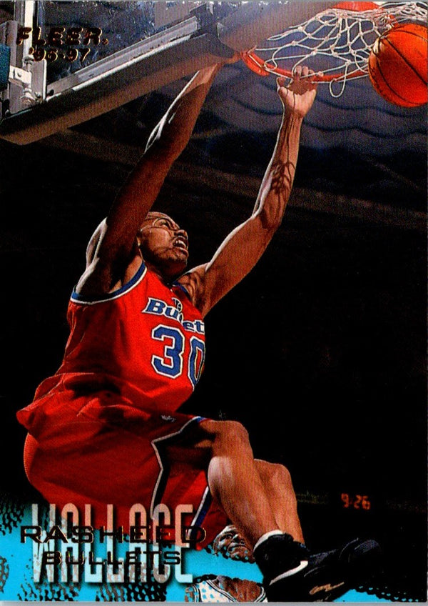 1996 Fleer Rasheed Wallace #118