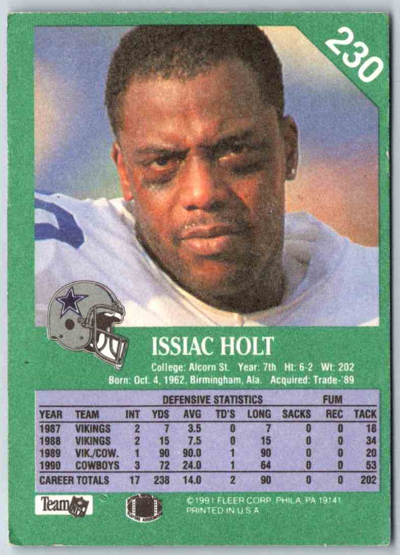 1991 Fleer Ultra Issiac Holt