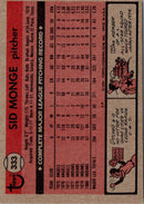 1981 Topps Sid Monge