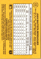 1987 Donruss Juan Berenguer #616