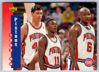 1993 Upper Deck Detroit Pistons #217
