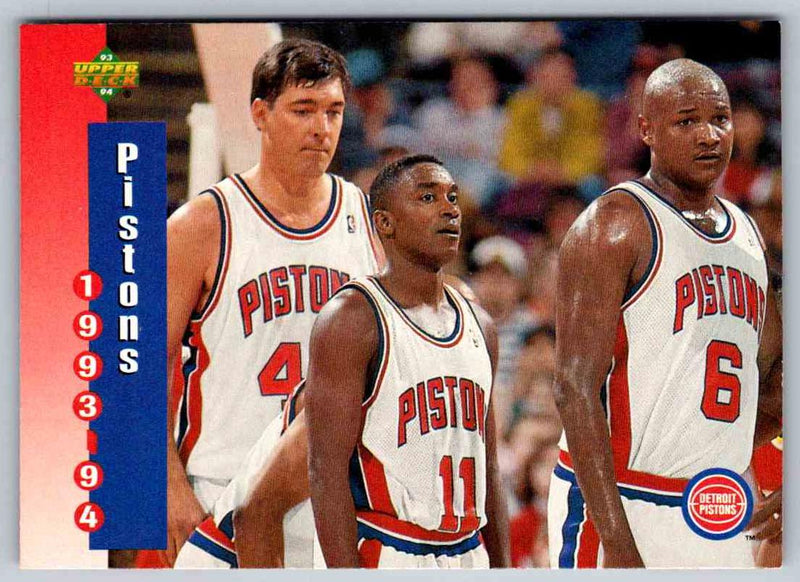 1993 Upper Deck Detroit Pistons #217