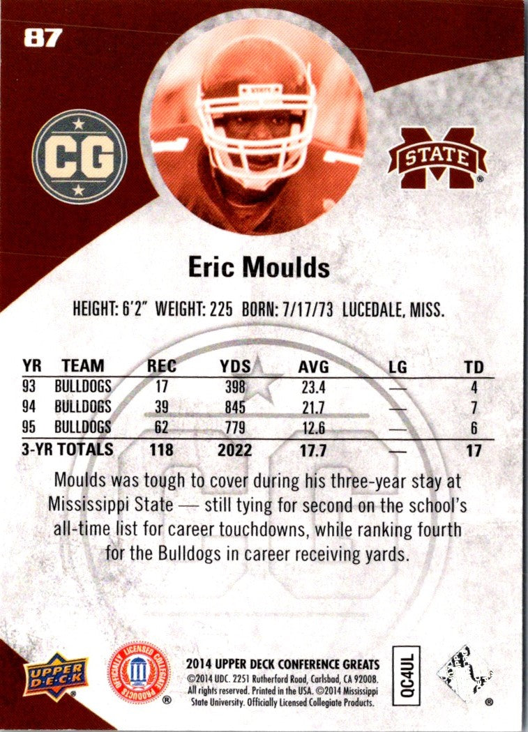 2014 Upper Deck Conference Greats Eric Moulds