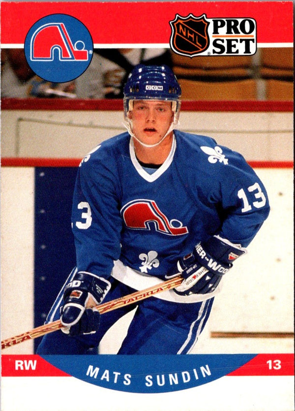 1990 Pro Set Mats Sundin #636 Rookie