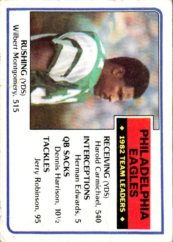 1984 Topps Super Play Game Cards Philadelphia Eagles #25