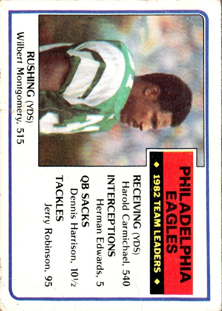 1984 Topps Super Play Game Cards Philadelphia Eagles