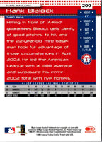 2004 Donruss Hank Blalock #200