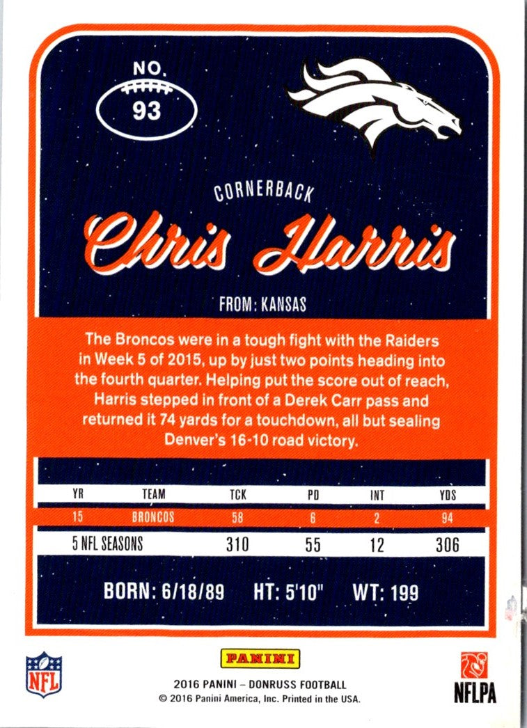 2016 Donruss Chris Harris