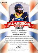 2017 Leaf Davis Webb