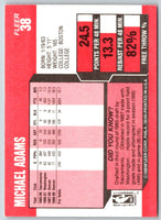 1989 Fleer Michael Adams #38