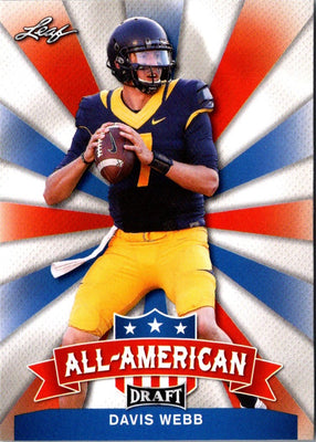 2017 Leaf Davis Webb #AA-08
