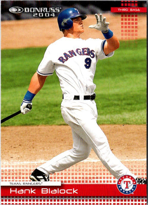 2004 Donruss Hank Blalock #200