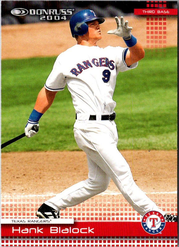 2004 Donruss Hank Blalock #200