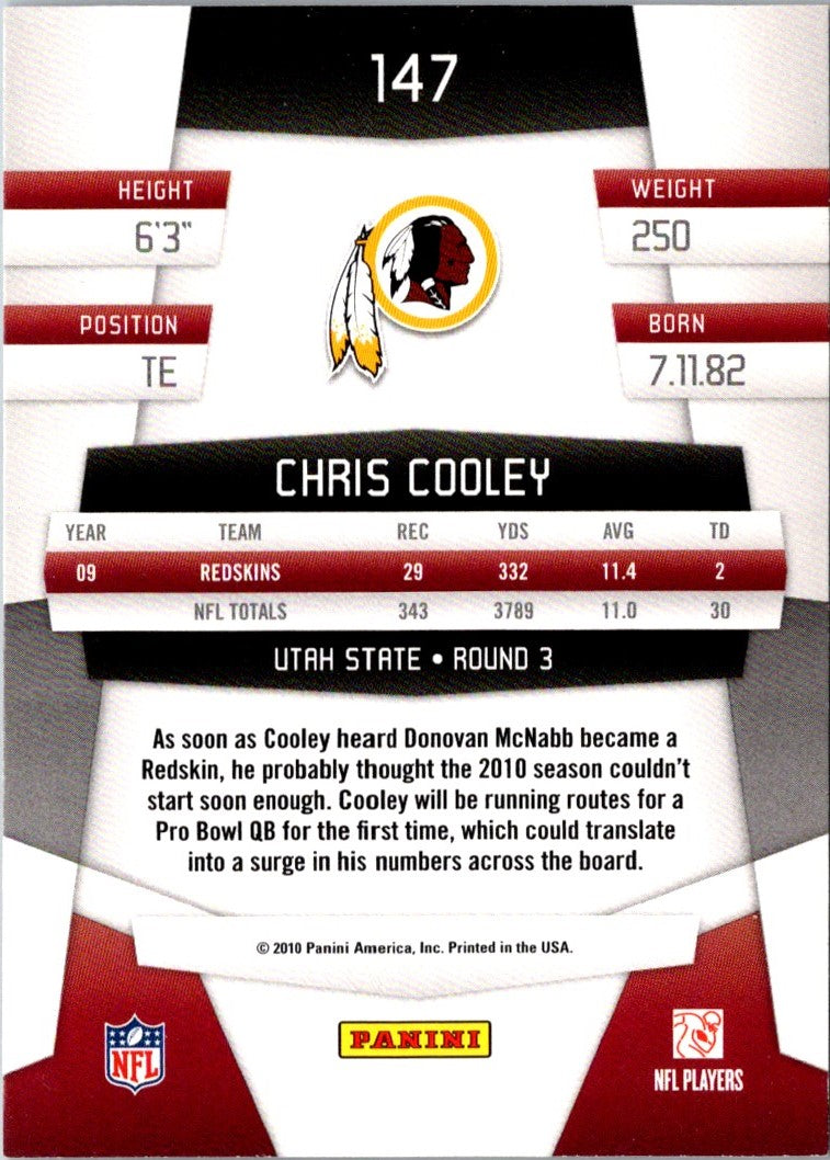 2010 Panini Certified Chris Cooley