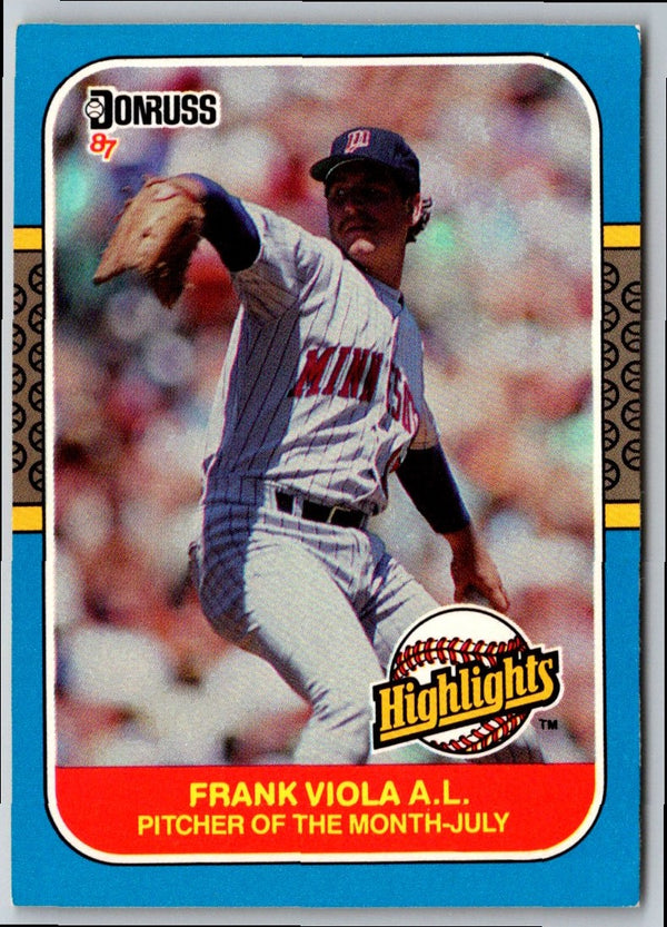 1987 Donruss Highlights Frank Viola #24