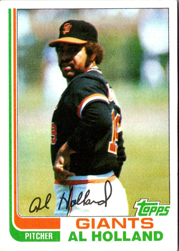 1982 Topps Al Holland #406