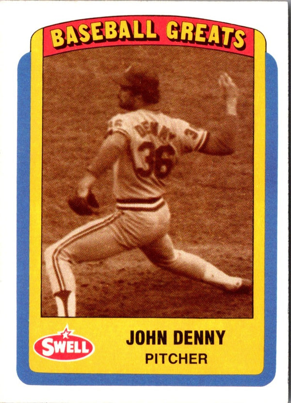 1990 Swell Baseball Greats John Denny #116