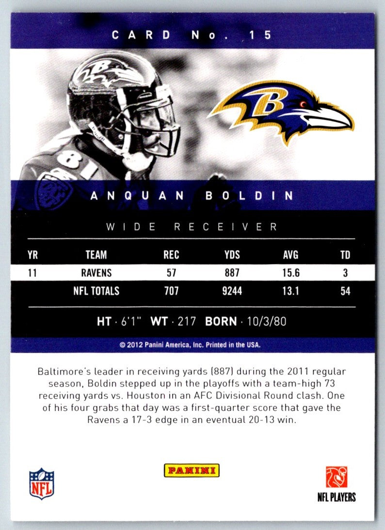 2012 Panini Prestige Anquan Boldin