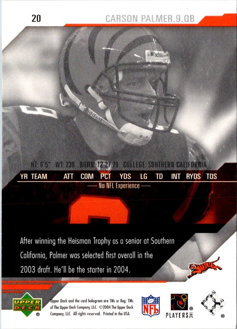 2004 Upper Deck Carson Palmer