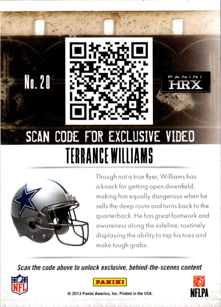 2013 Panini Prizm HRX Rookies Terrance Williams