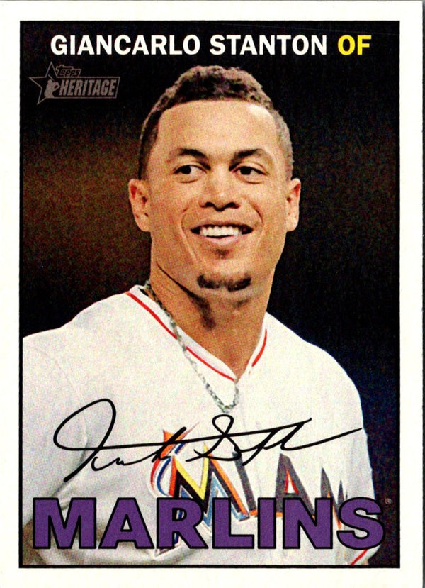 2016 Topps Heritage Giancarlo Stanton #322