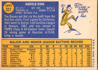 1970 Topps Hal King #327 EX-MT+