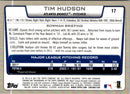 2012 Bowman Chrome Tim Hudson