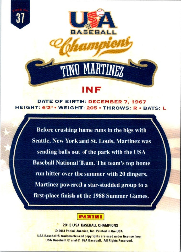 2013 Panini USA Champions Tino Martinez