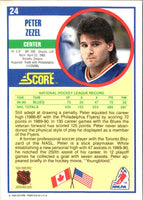 1990 Score Peter Zezel #24