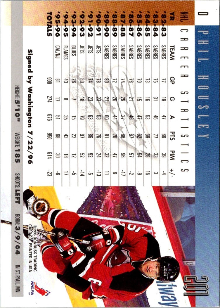 1996 Donruss Phil Housley
