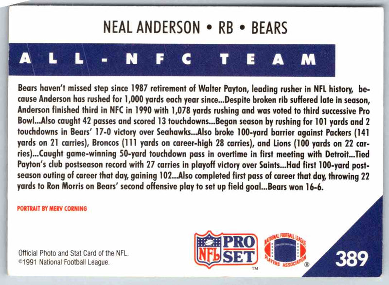 1990 Proset Neal Anderson