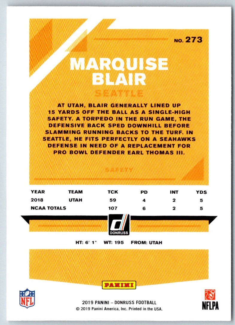 2019 Donruss Marquise Blair