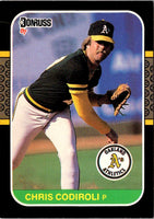 1987 Donruss Chris Codiroli #226