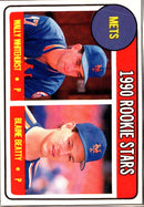 1990 Baseball Card Magazine '69 Topps Replicas Mets Rookies (Wally Whitehurst/Blaine Beatty)
