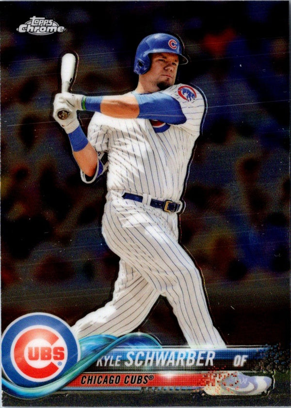 2018 Topps Chrome Kyle Schwarber #56