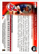 2010 Topps Chrome Carlos Santana