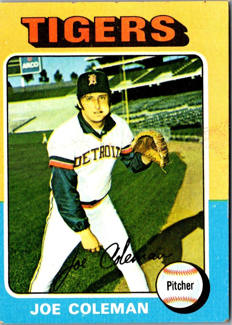 1975 Topps Joe Coleman