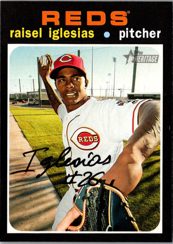 2020 Topps Heritage Raisel Iglesias #270