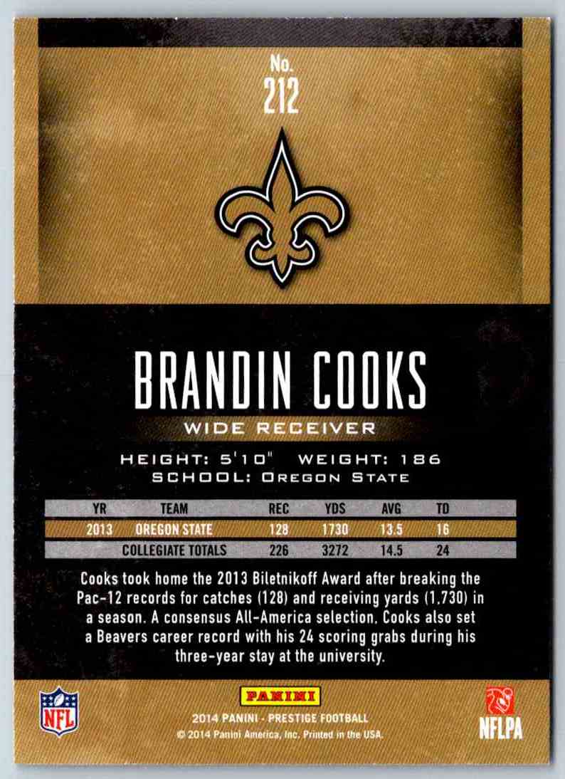 2014 Prestige Brandin Cooks