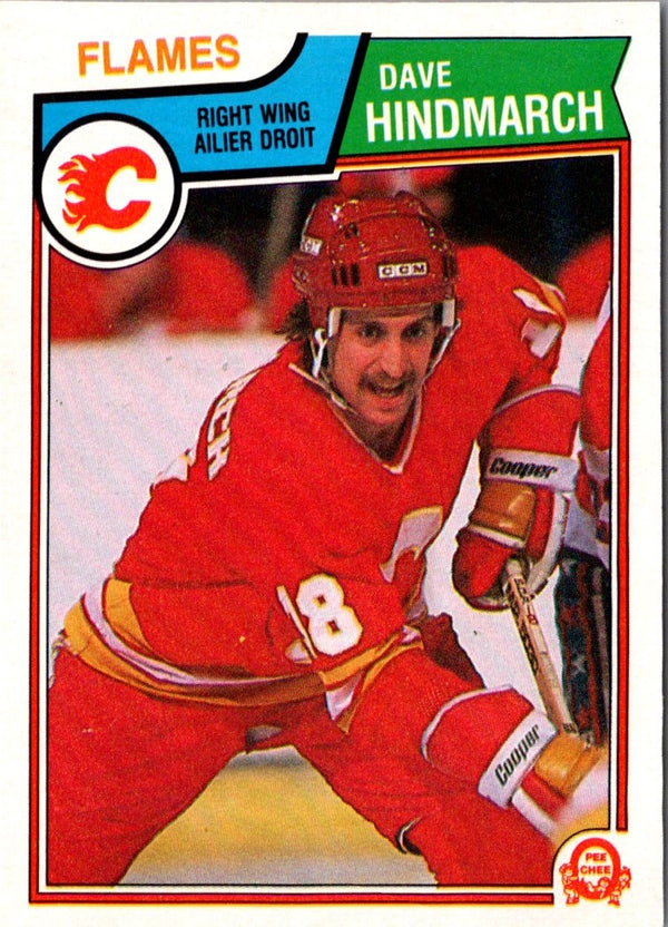 1983 O-Pee-Chee Dave Hindmarch #82 Rookie