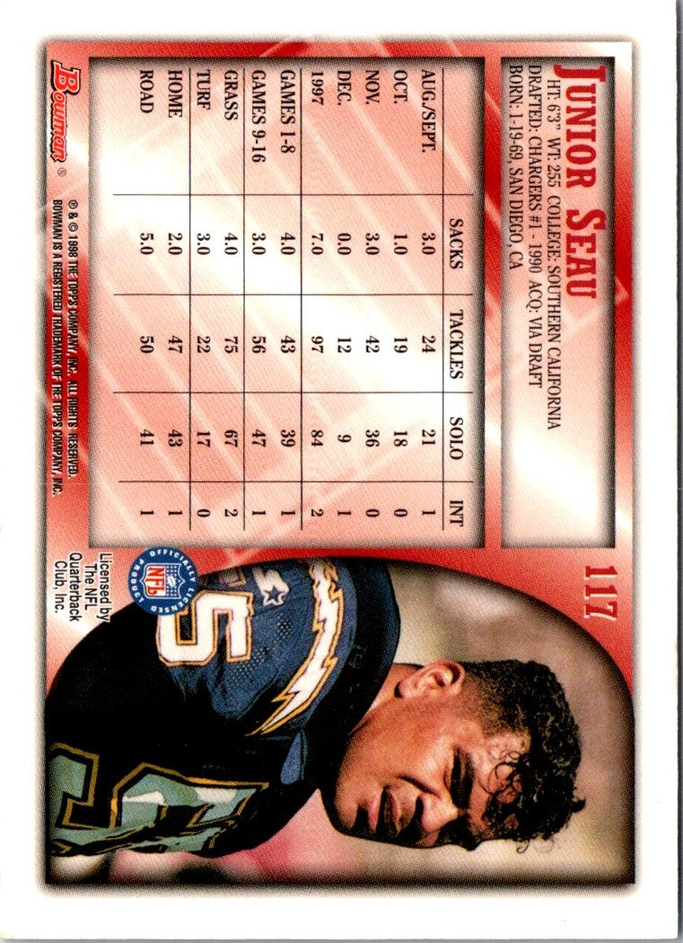 1998 Bowman Golden Anniversary Junior Seau