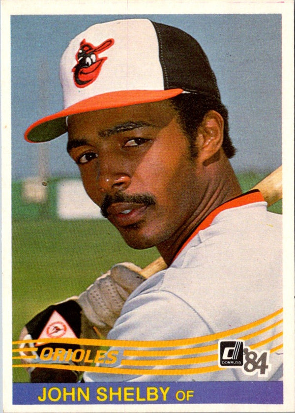 1984 Donruss John Shelby #291 Rookie