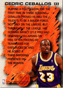 1996 Fleer Cedric Ceballos